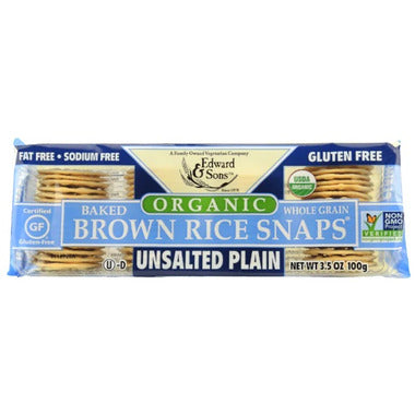 UNSALTED BROWN RICE SNAPS