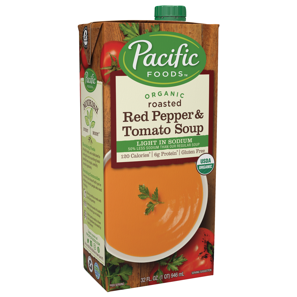 ORGANIC LOW SODIUM ROASTED RED PEPPER SOUP