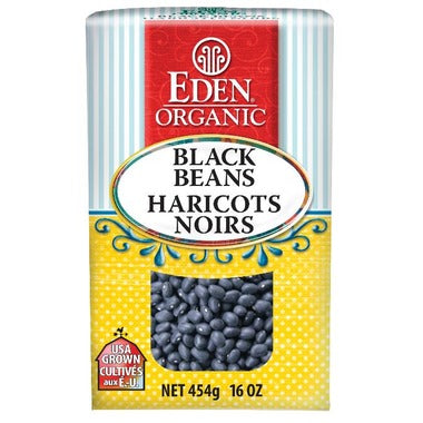 ORGANIC BLACK BEANS 454G