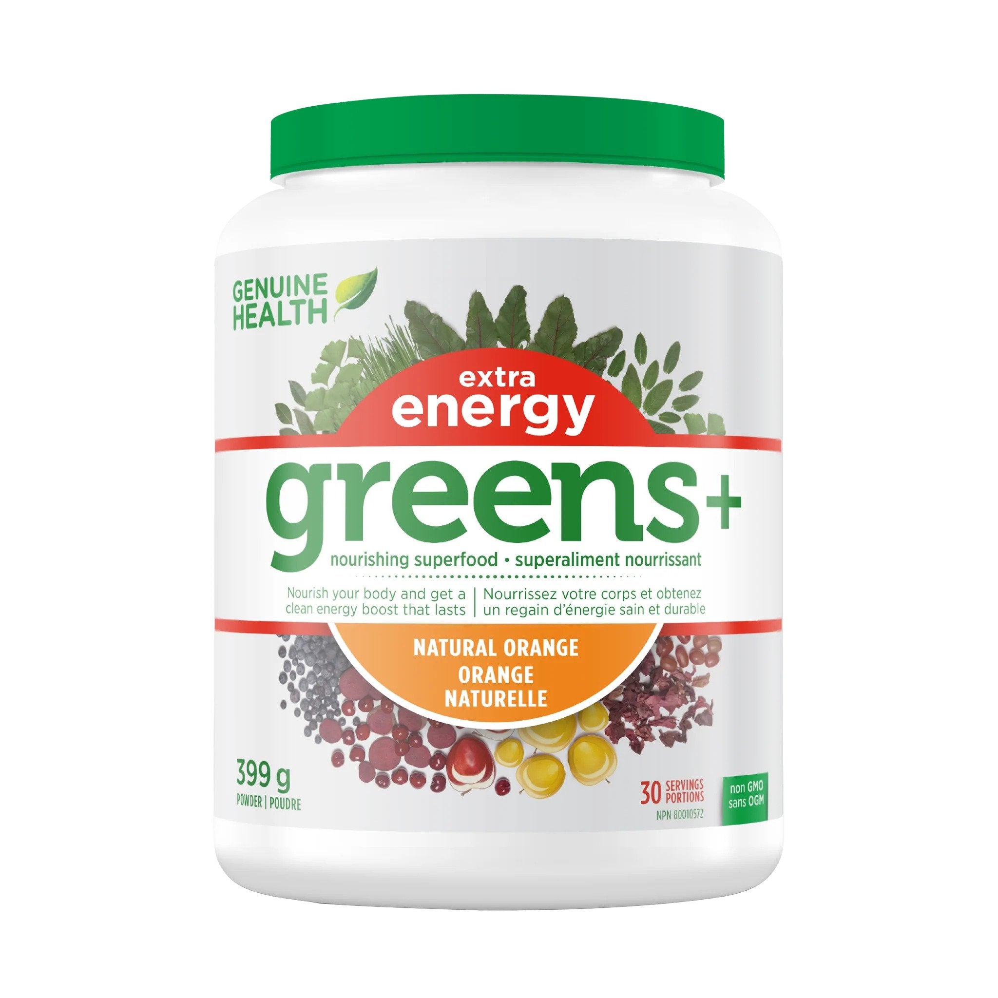 EXTRA ENERGY GREENS+ NATURAL ORANGE 399G