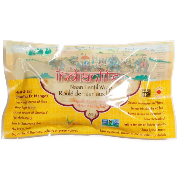 NAAN LENTIL WRAP 275G