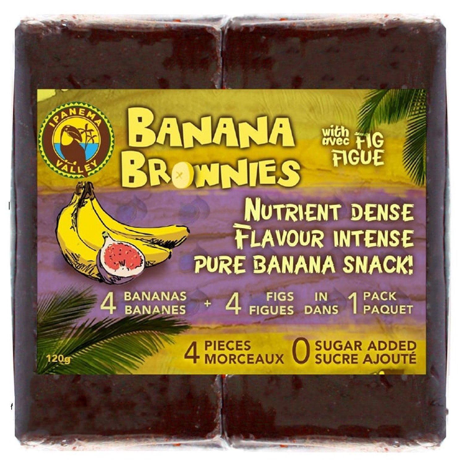 BANANA BROWNIES W/FIG 120G