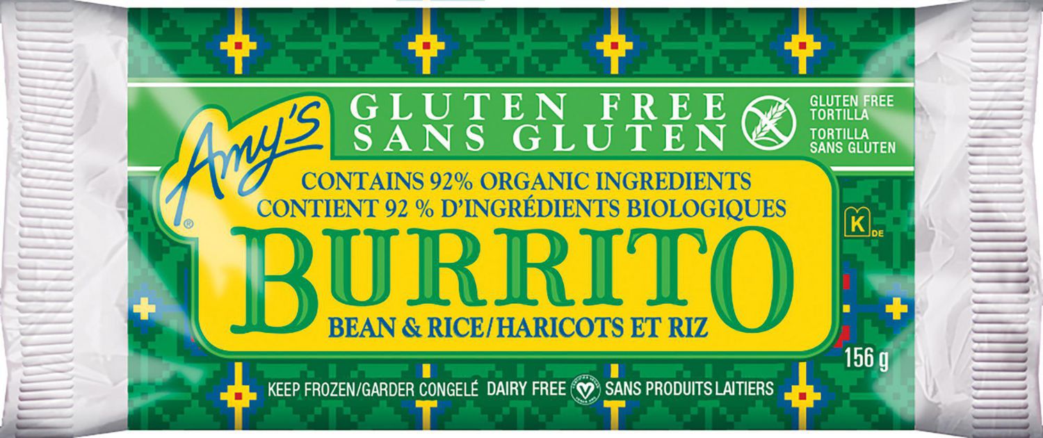 GLUTEN FREE BEAN & RICE BURRITO