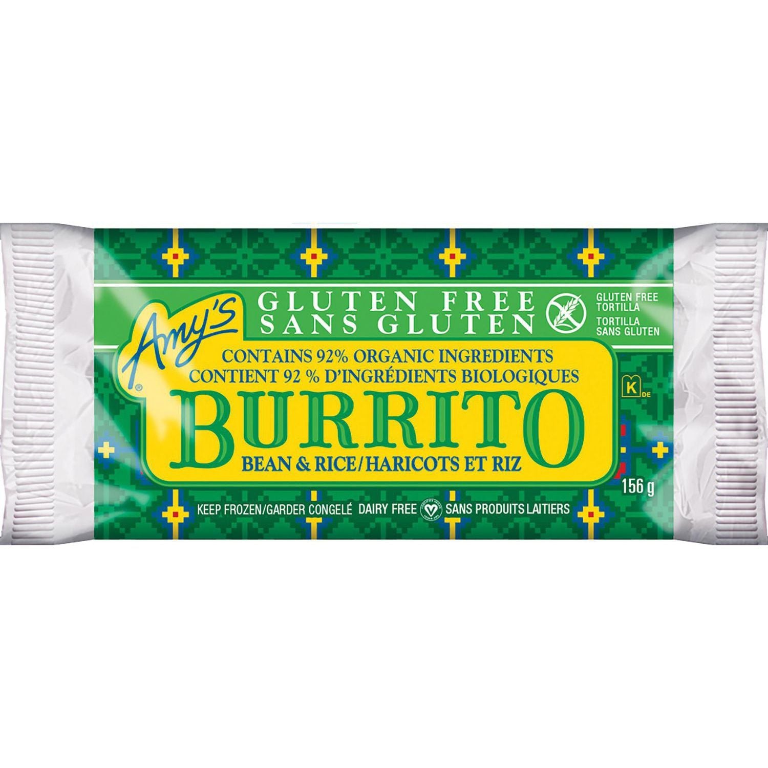 GLUTEN FREE BEAN & RICE BURRITO