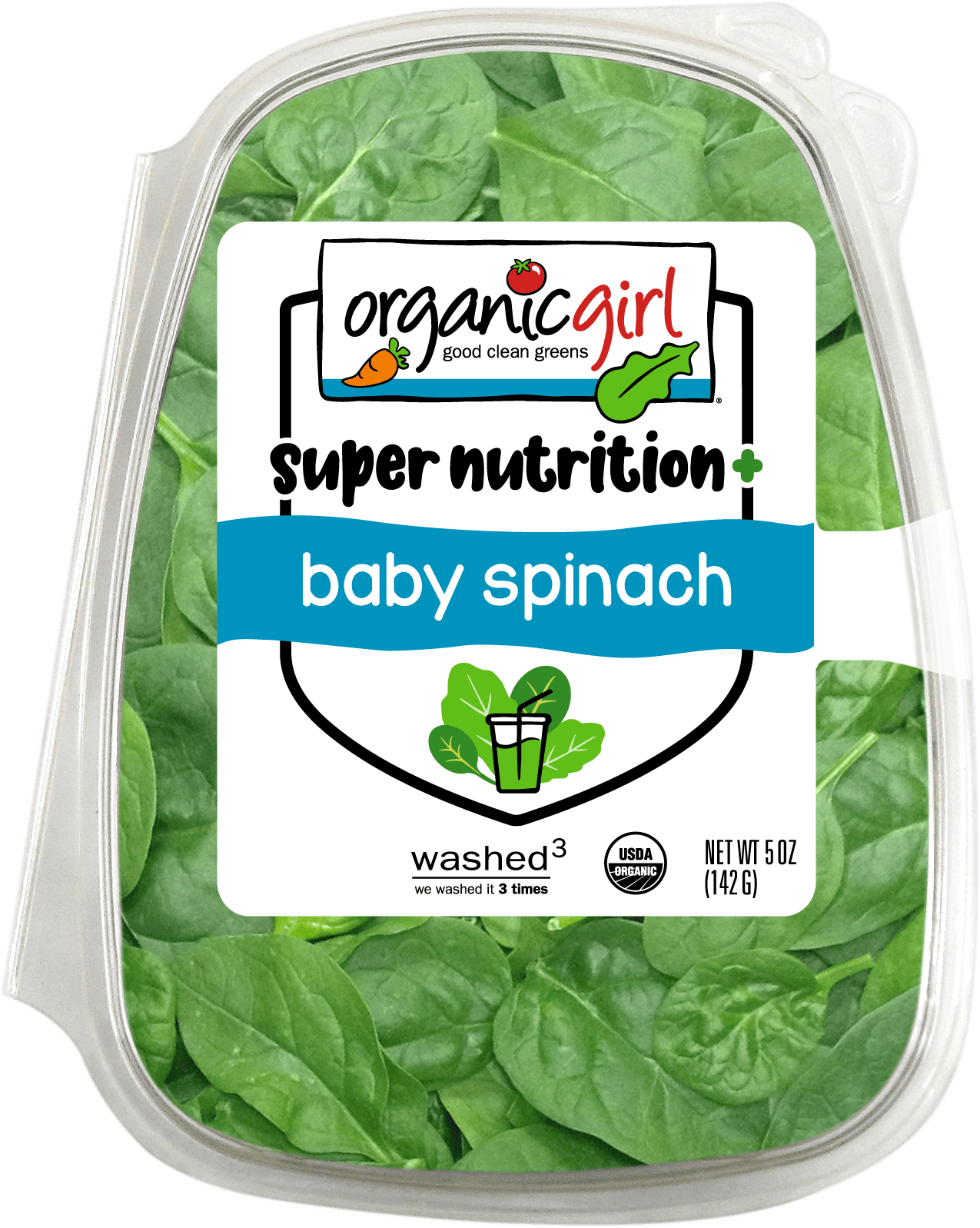 ORGANIC BABY SPINACH 5OZ