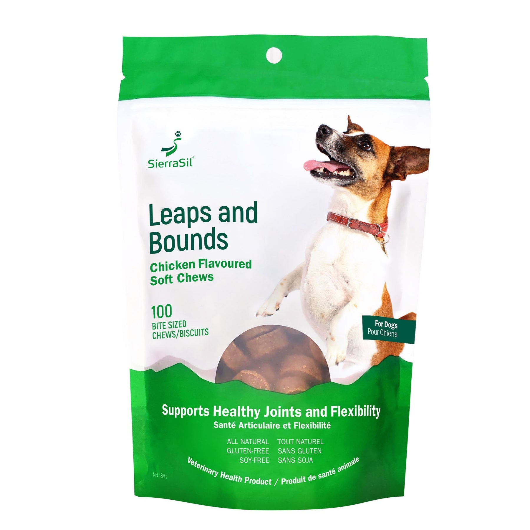 LEAPS & BOUNDS SOFT DOG TREATS 100 CHEWS