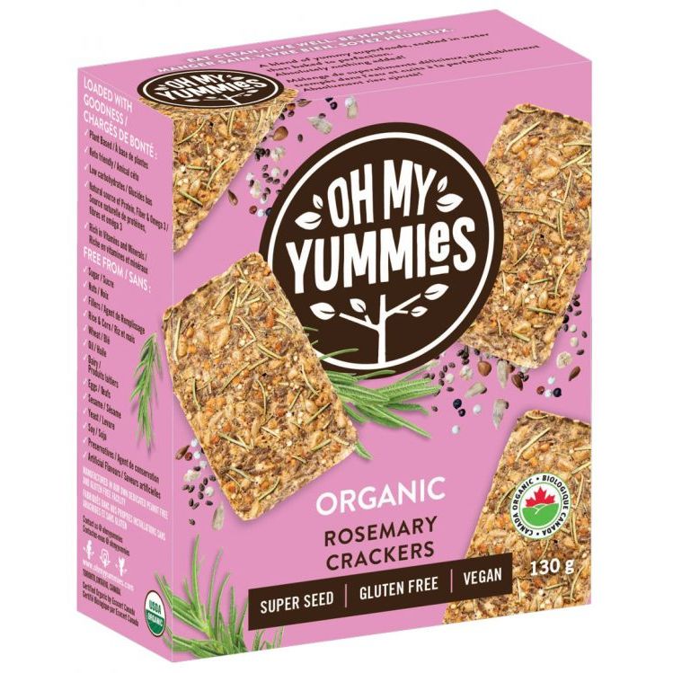ORGANIC ROSEMARY SUPERFOOD CRACKERS