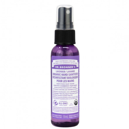 ORGANIC HAND SANITIZER LAVENDER 59ML
