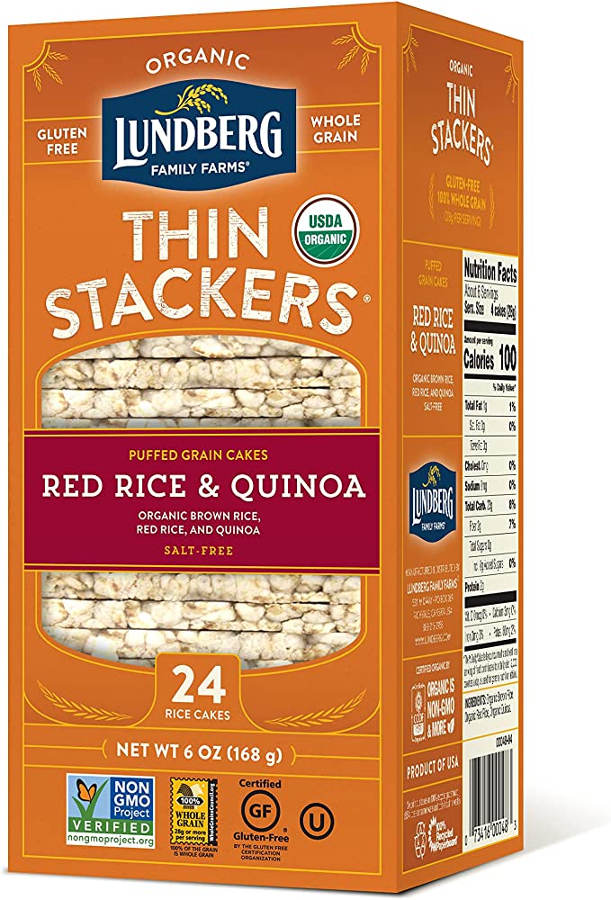 ORGANIC THIN CAKES RED RICE & QUINOA