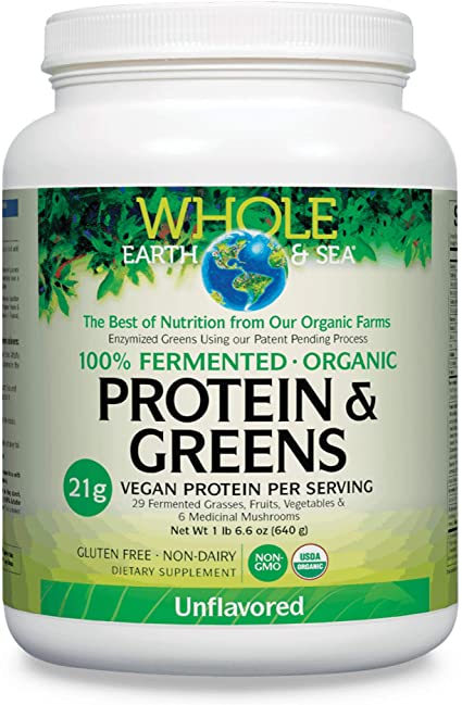 FERMENTED PROTEIN & GREENS UNFLAVOURED 640G