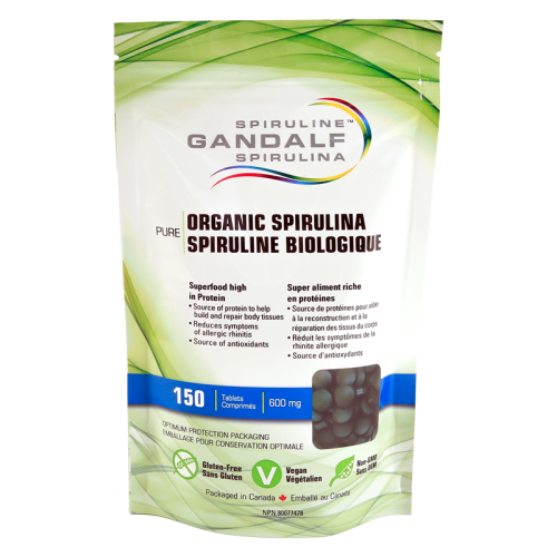 SPIRULINA ORGANIC 600MG 150T
