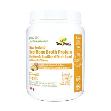 BEEF BONE BROTH PROTEIN + ORGANIC FERMENTED GINGER 300G