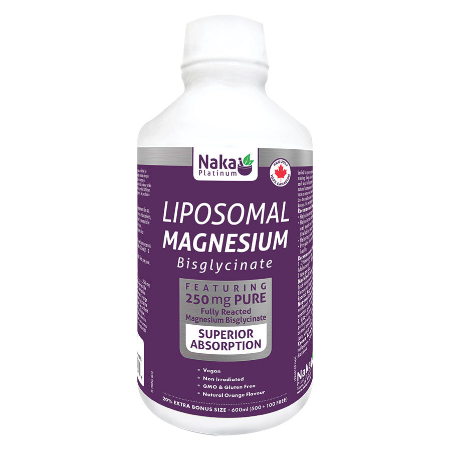 LIPOSOMAL MAGNESIUM BISGLYCINATE 250MG 600ML