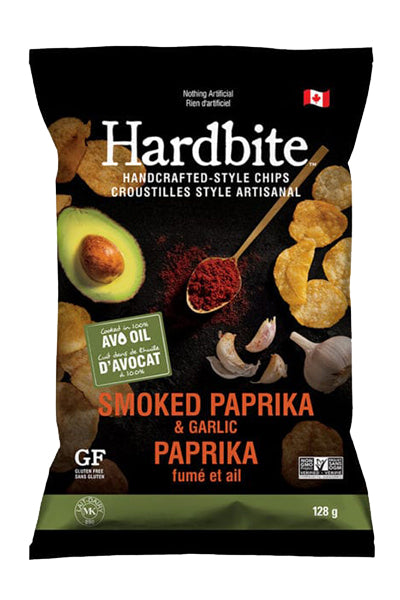 SMOKED PAPRIKA & GARLIC CHIPS 128G