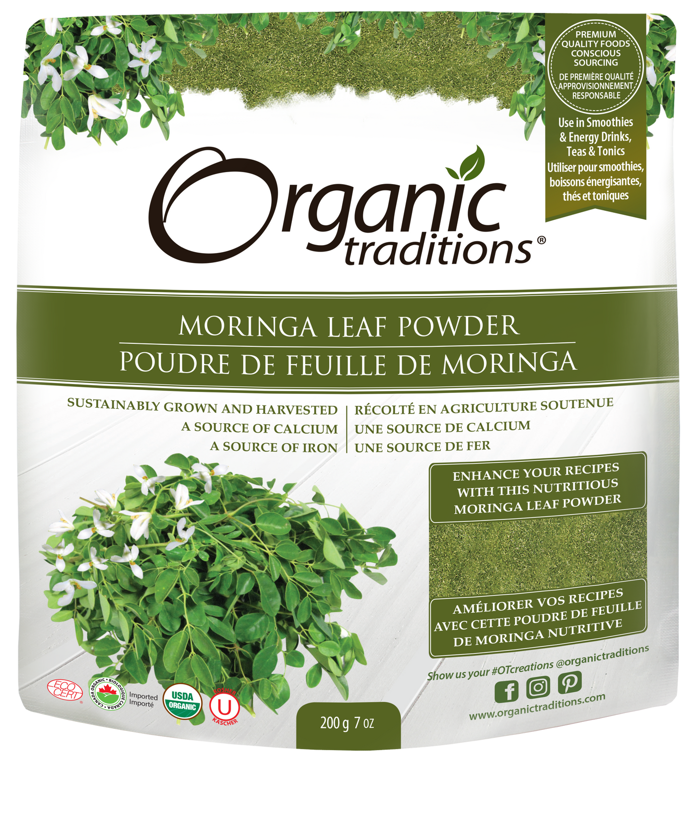 ORGANIC MORINGA LEAF POWDER 200G