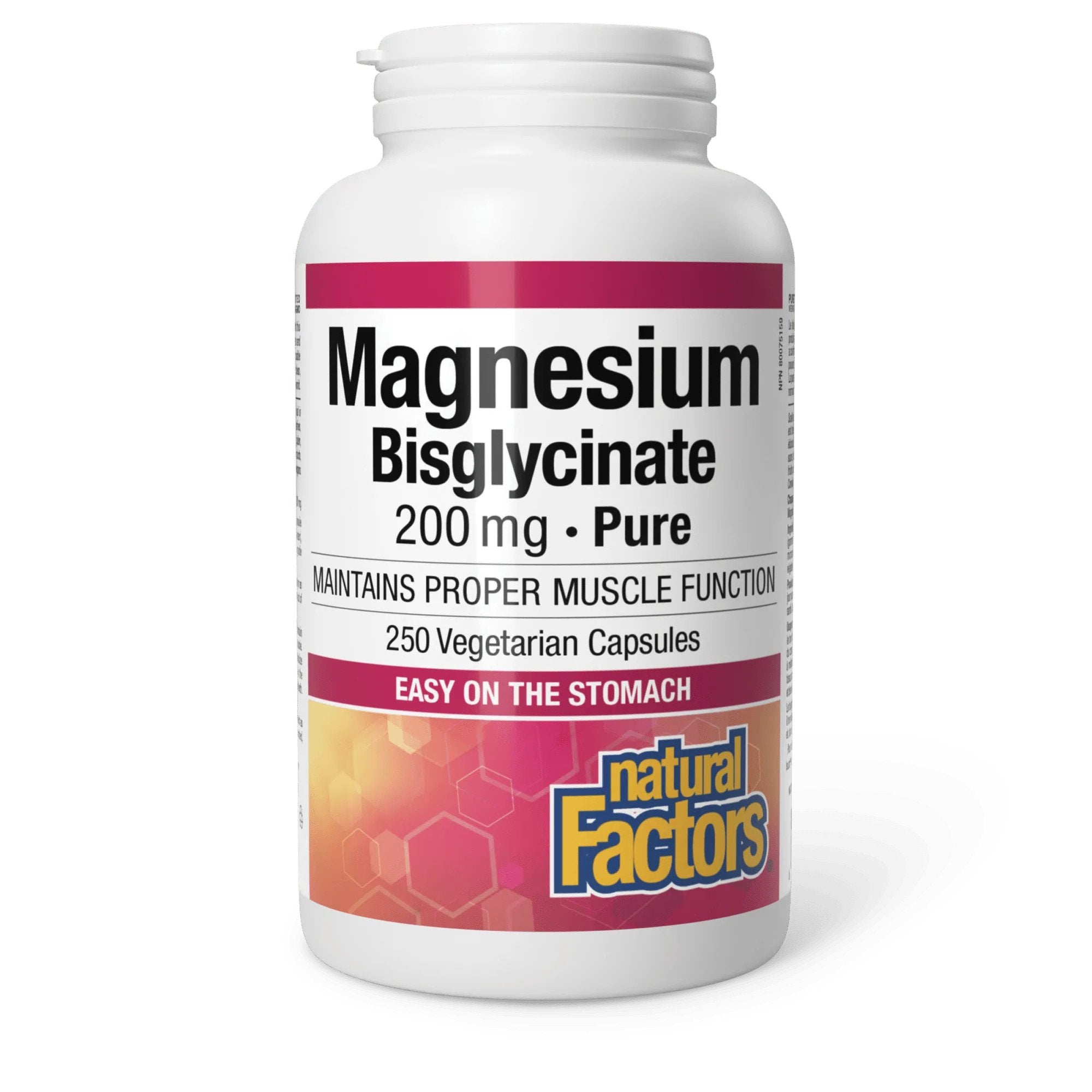 MAGNESIUM BISGLYCINATE PURE 200MG 250C