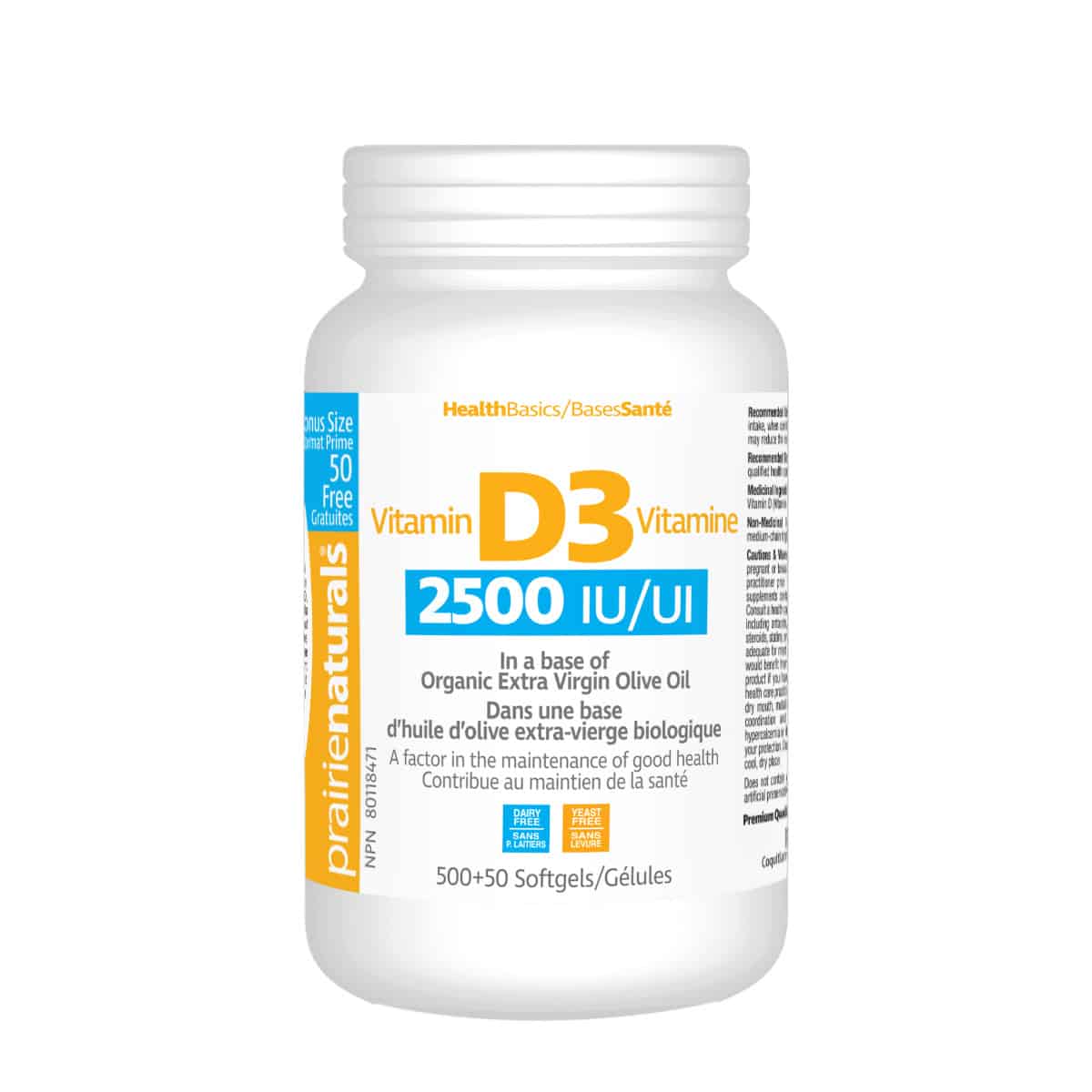 VITAMIN D3 2500IU 550SG