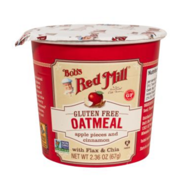 APPLE CINNAMON OATMEAL CUP 71G