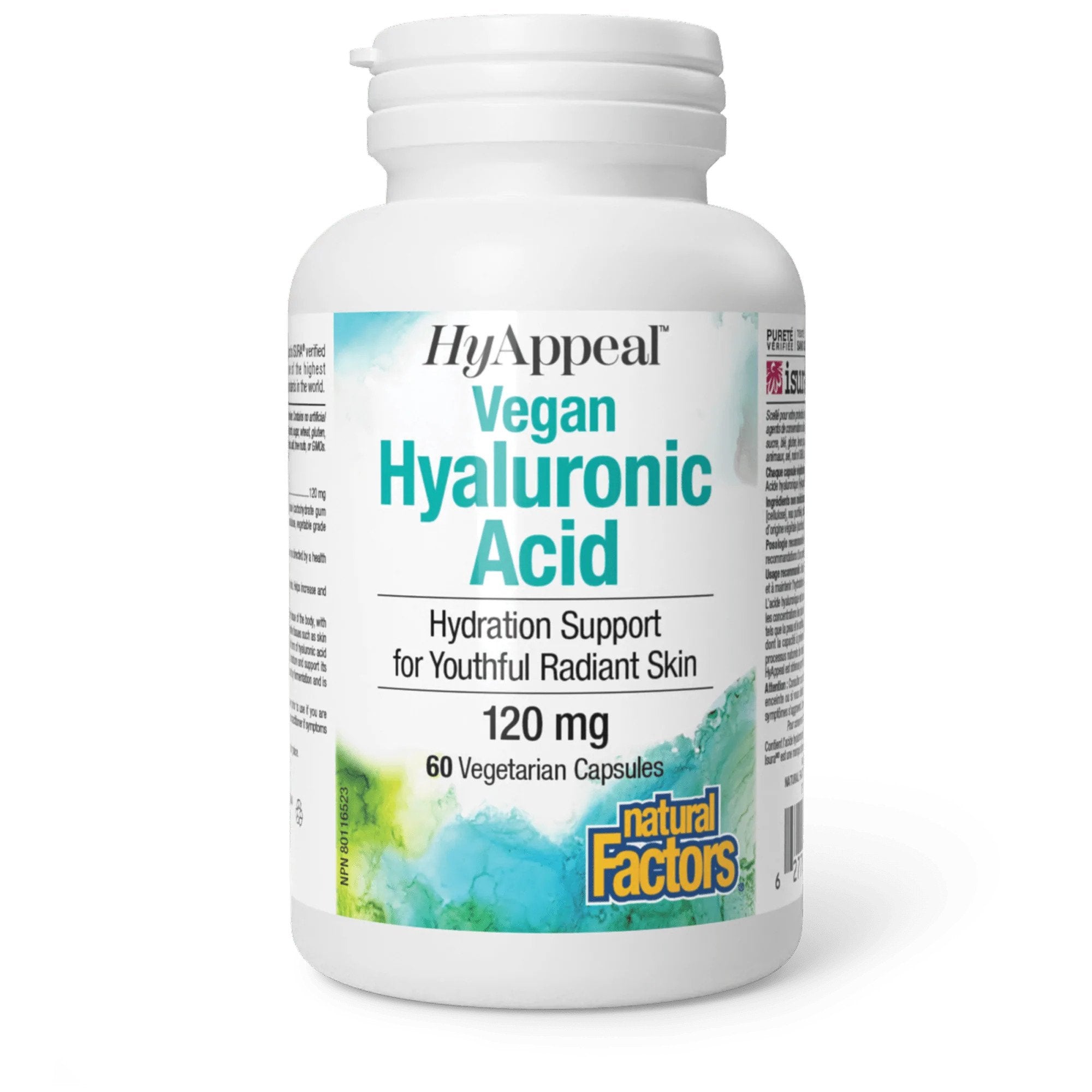 VEGAN HYALURONIC ACID 120MG 60C