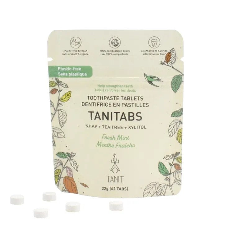 TOOTHPASTE TABLETS FRESH MINT 62T