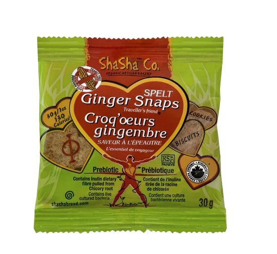 SPELT GINGER SNAPS 30G