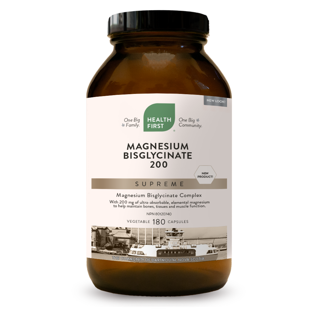 MAGNESIUM BISGLYCINATE 200MG 180VC