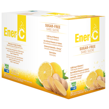 ENER-C SUGAR FREE LEMON GINGER 30PK