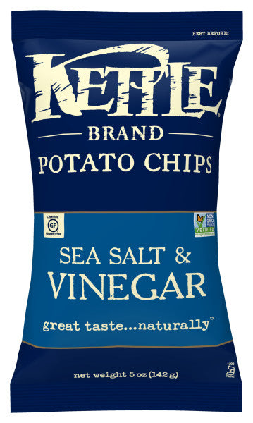 SEA SALT & VINEGAR CHIPS 198G