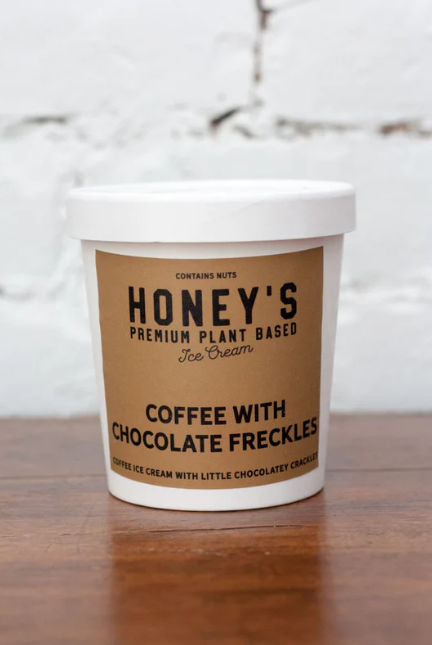 COFFEE WITH CHOCOLATE FRECKLES ICE CREAM 1 PINT