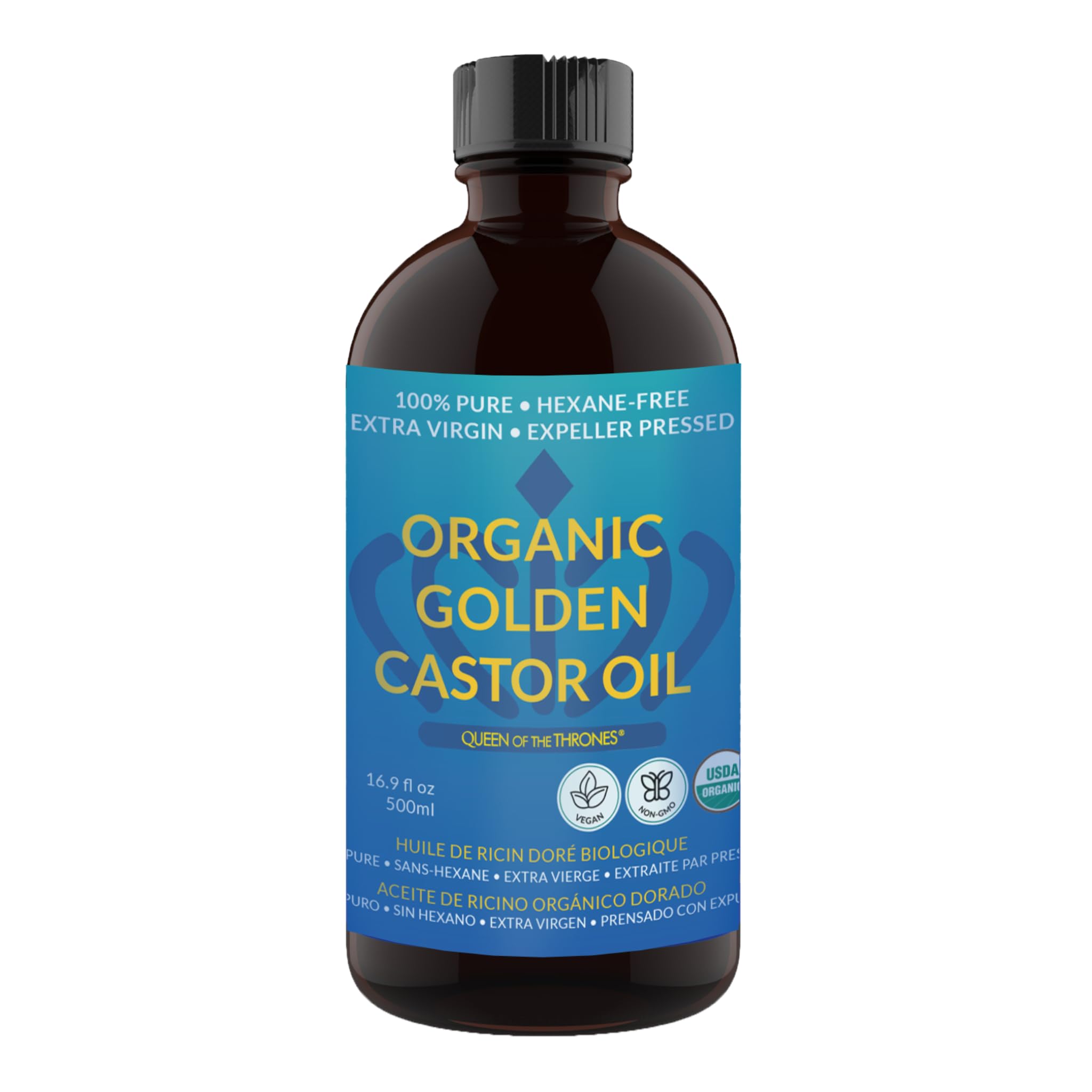 ORGANIC GOLDEN CASTOR OIL 500ML