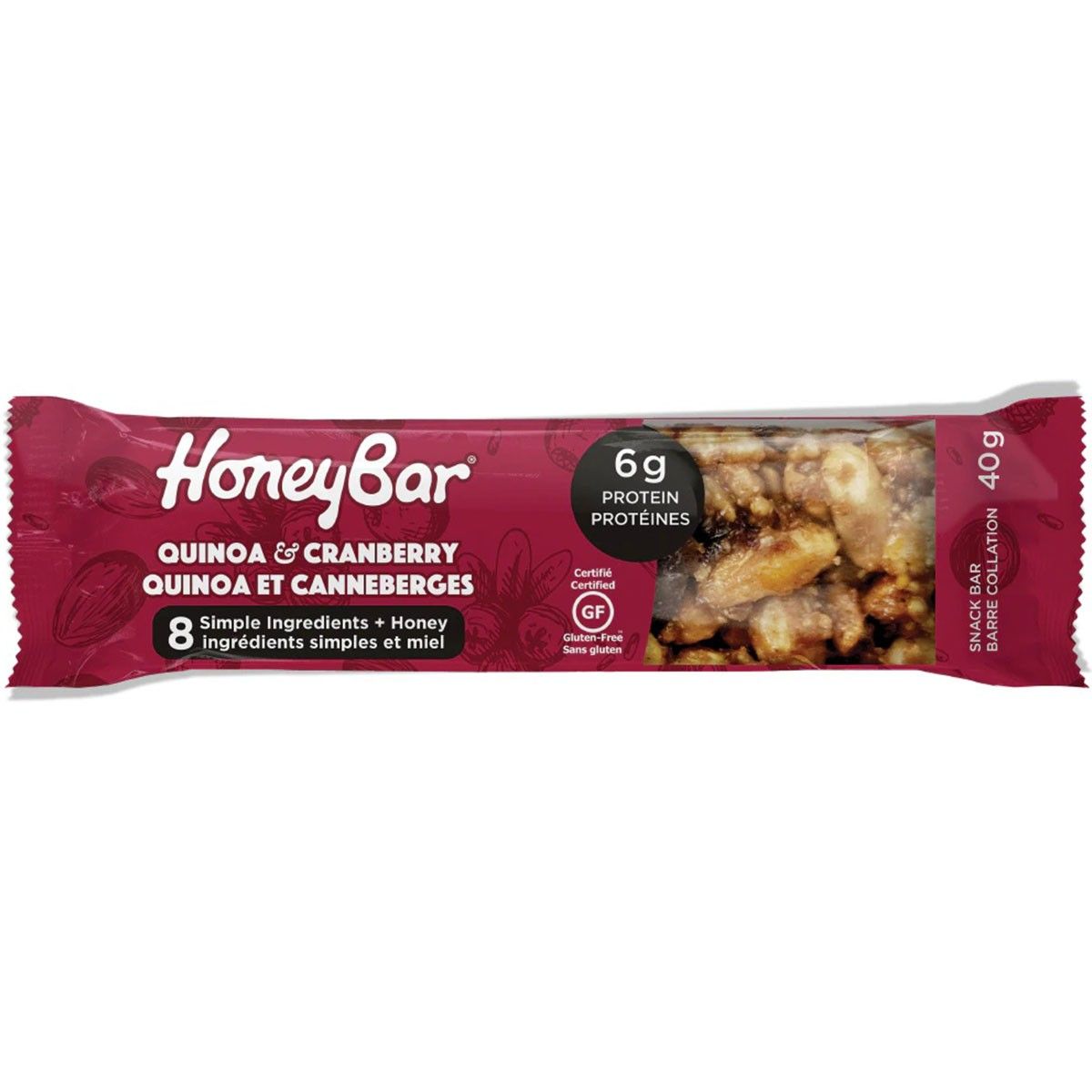 QUINOA & CRANBERRY BAR 40G