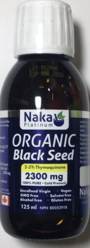 ORGANIC BLACK SEED OIL 125ML