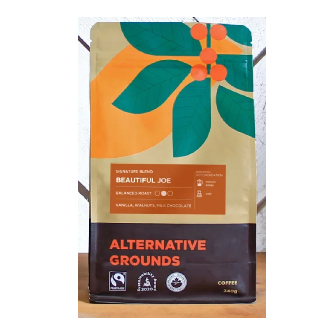 ORGANIC COFFEE BEANS BEAUTIFUL JOE 340G