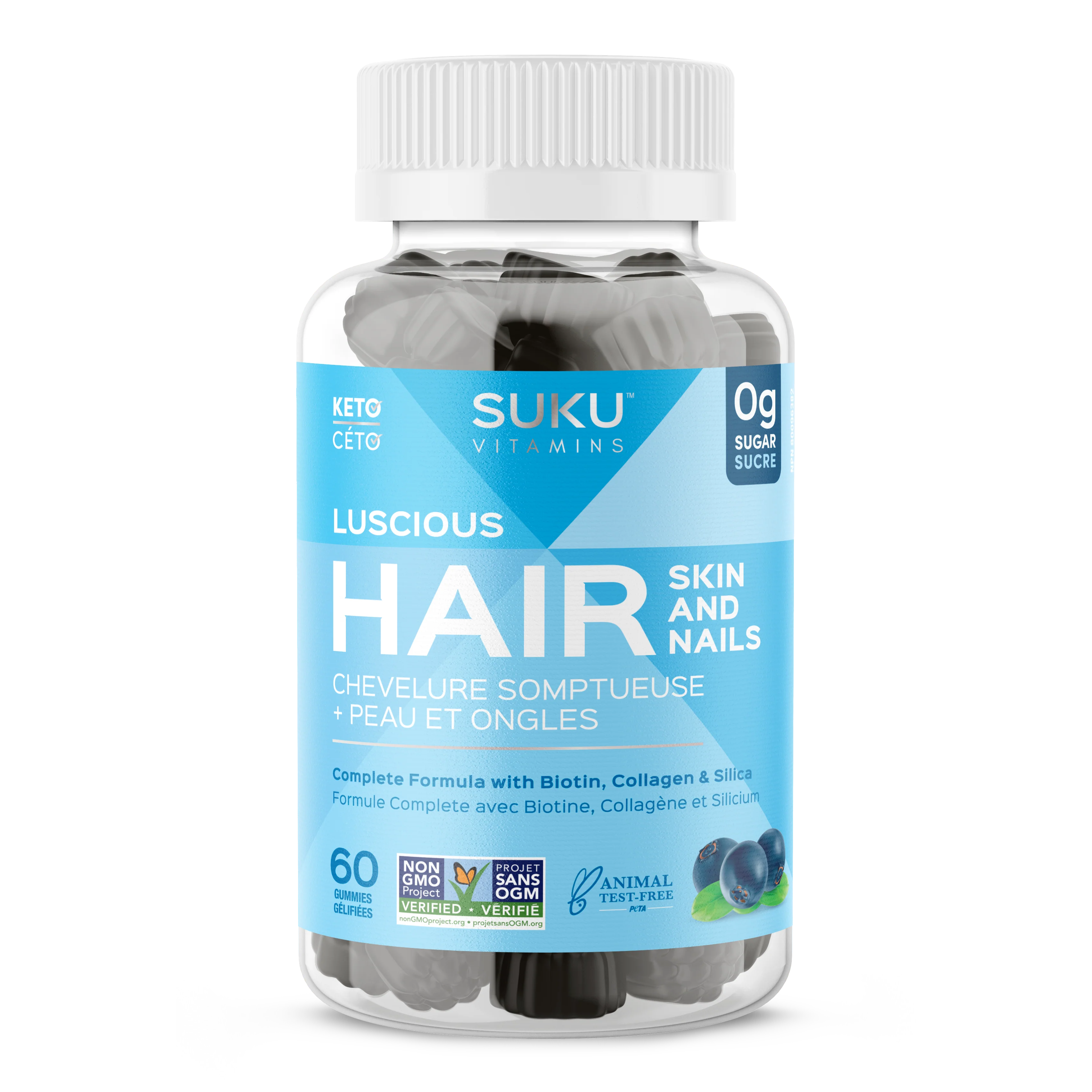 LUSCIOUS HAIR 60 GUMMIES