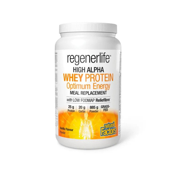 REGENERLIFE HIGH ALPHA WHEY PROTEIN FRENCH VANILLA 885G