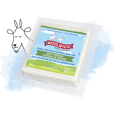 GOAT CHEDDAR CHEESE 200G