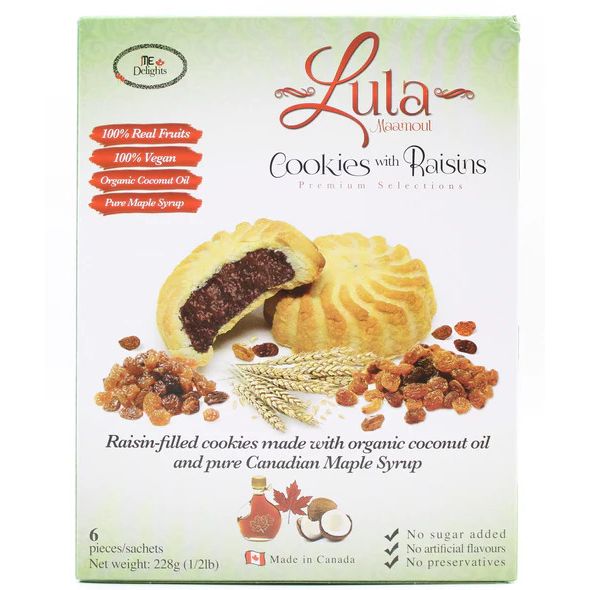 COOKIES WITH RAISINS 228G