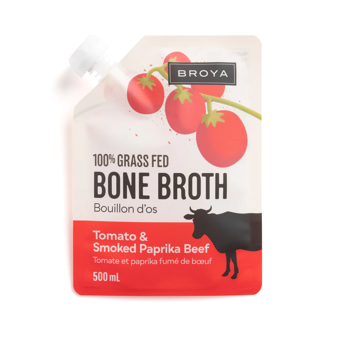ORGANIC TOMATO & SMOKED PAPRIKA BEEF BONE BROTH 500ML