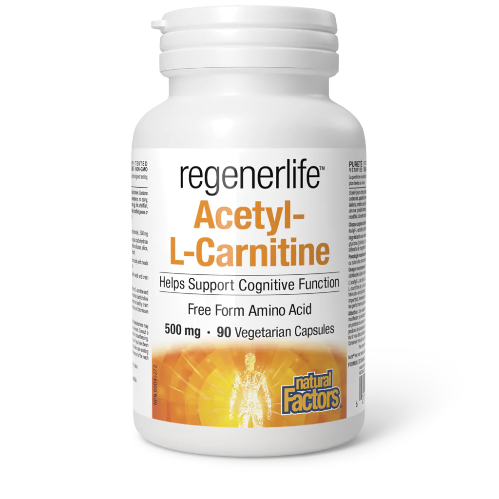 REGENERLIFE ACETYL-L-CARNITINE 500MG 90C