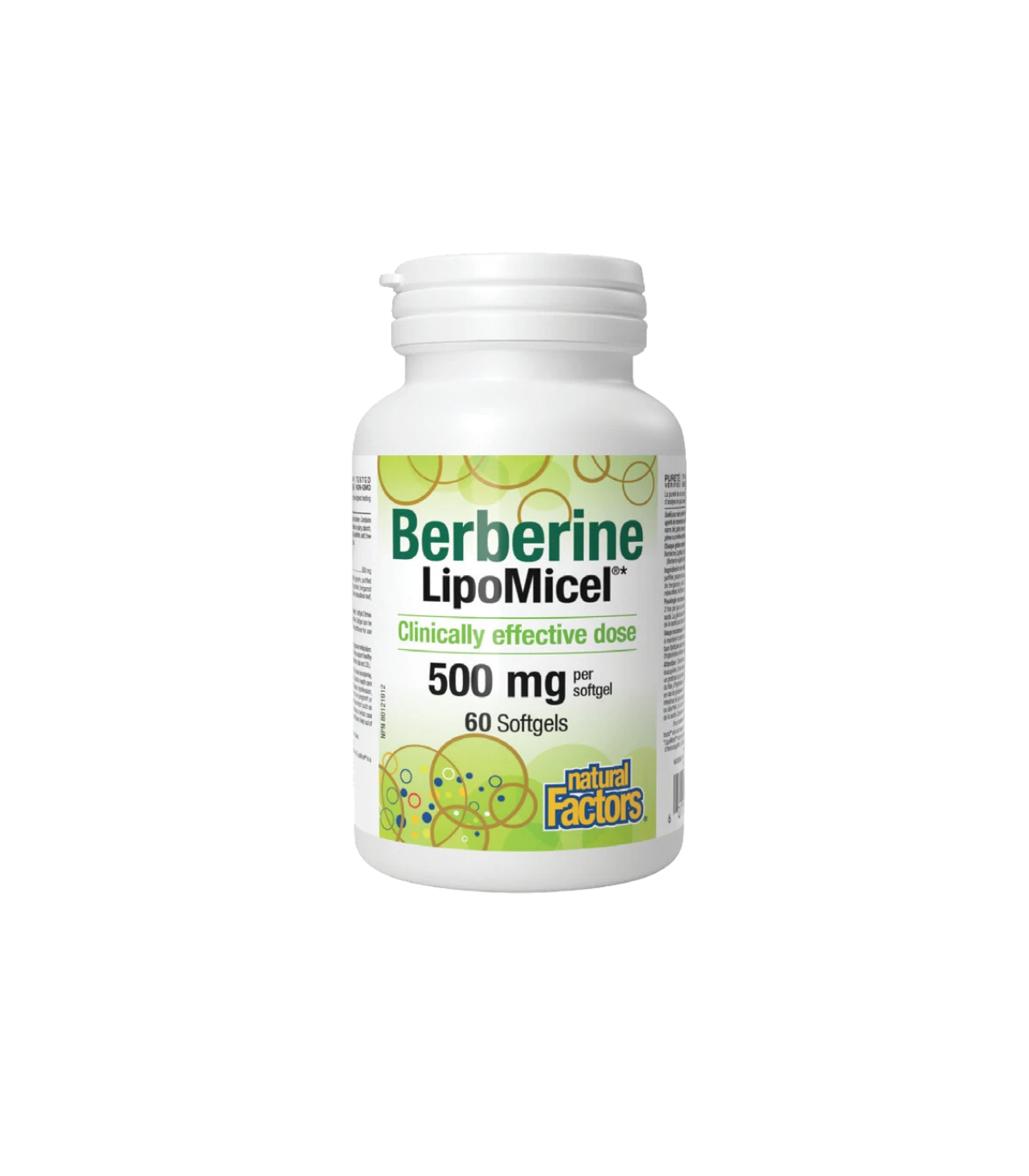 BERBERINE LIPOMICEL 500MG 60SG