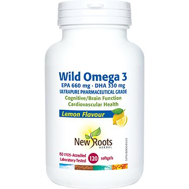 WILD OMEGA-3 EPA 660MG DHA 330MG LEMON FLAVOUR 120SG