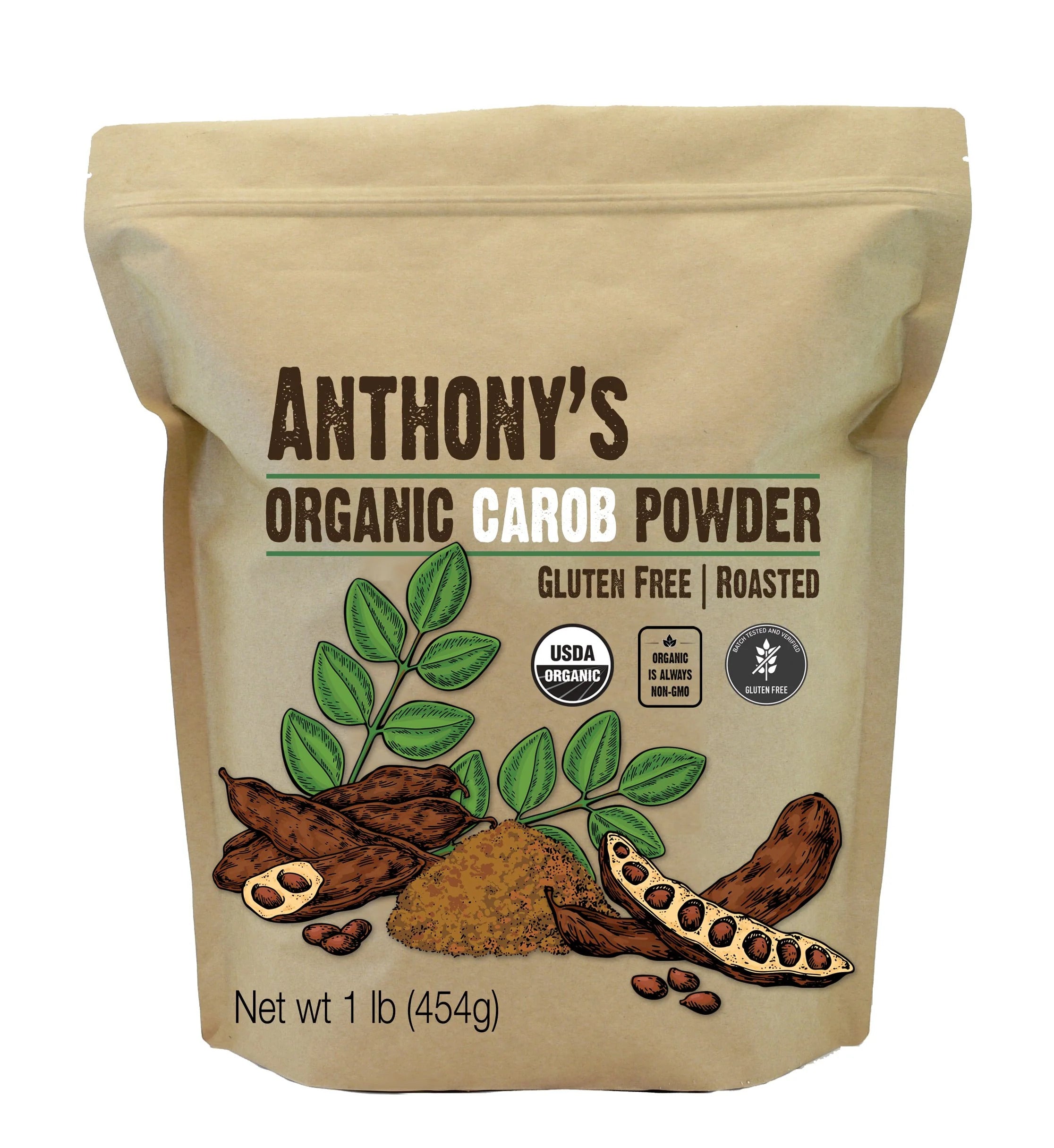 ORGANIC CAROB POWDER 454G
