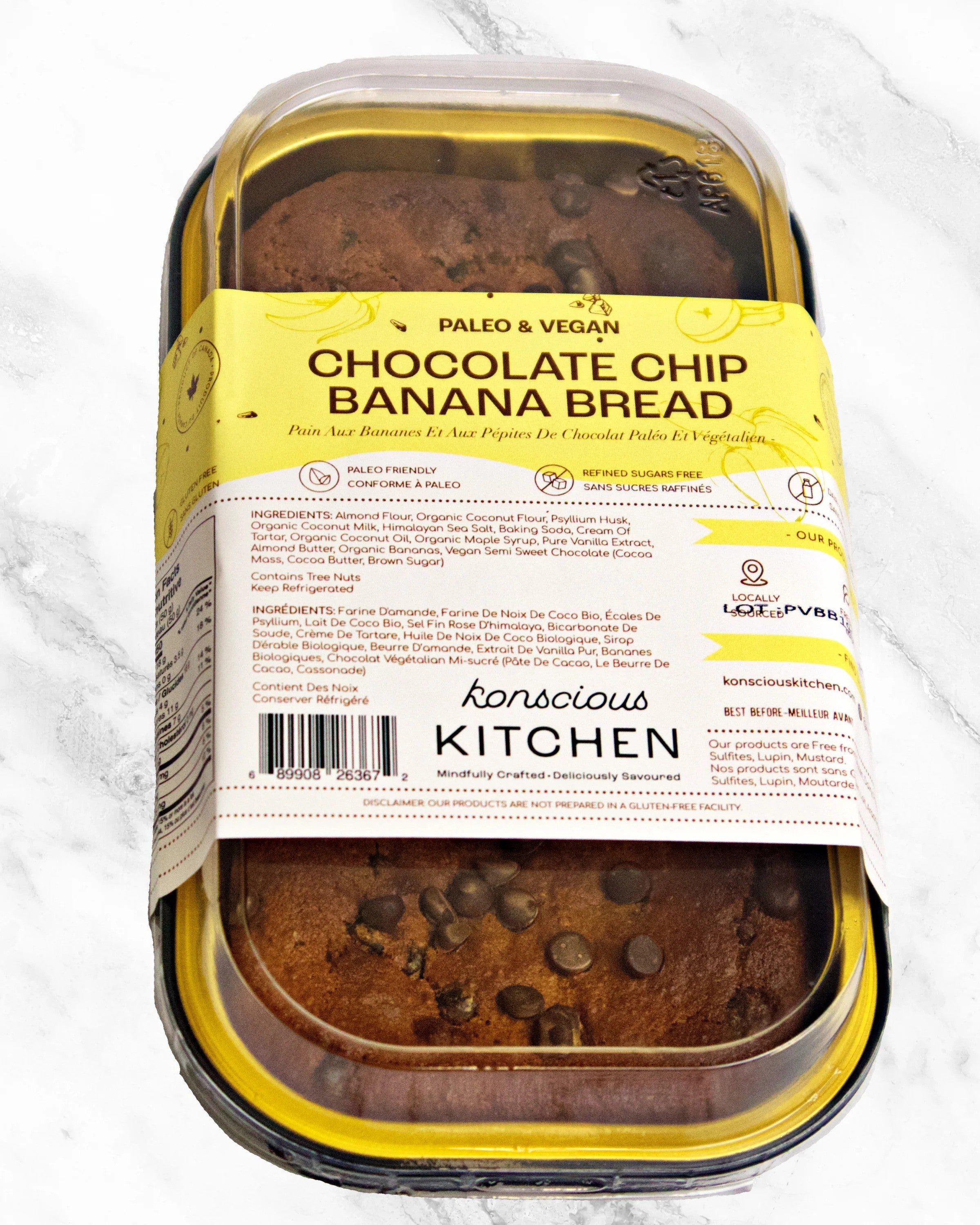 PROTEIN BANANA BREAD - PALEO, VEGAN 350G