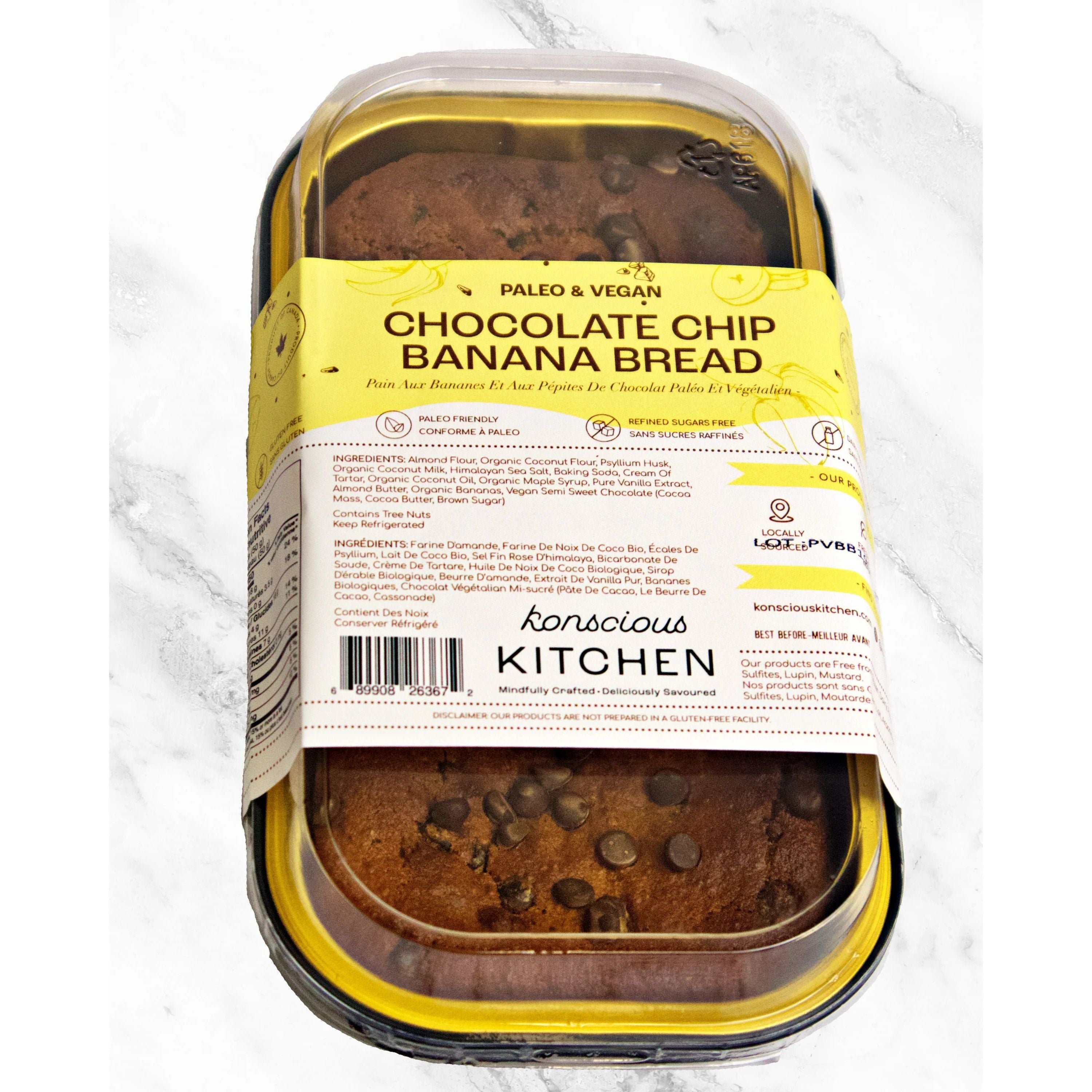 PROTEIN BANANA BREAD - PALEO, VEGAN 350G