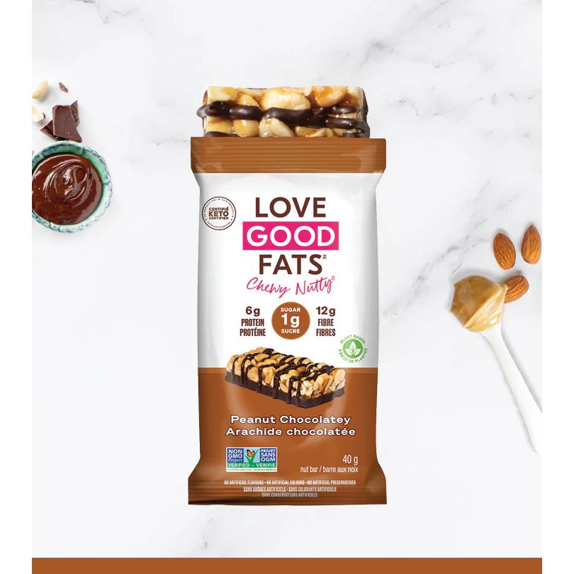 CHEWY NUTTY PEANUT BUTTER CHOCOLATEY BAR 40G