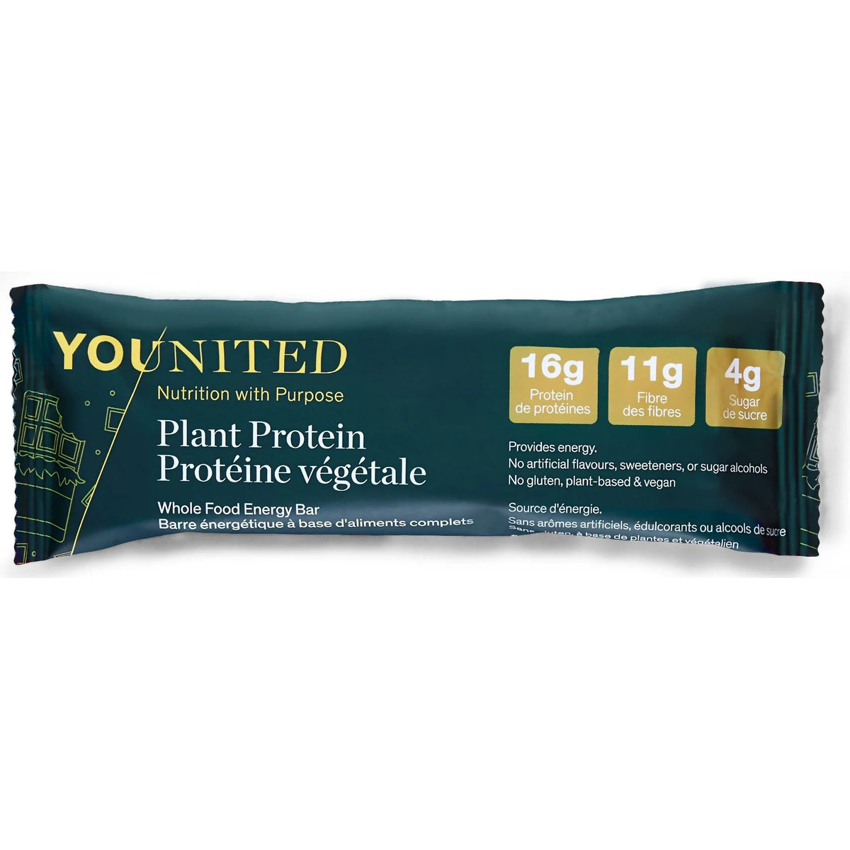 PLANT PROTEIN BAR 60G - CHOCOLATE