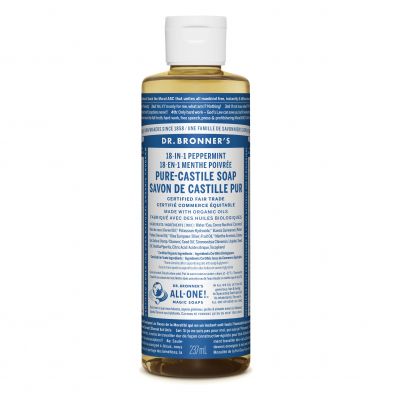 PURE CASTILLE LIQUID SOAP PEPPERMINT 237ML