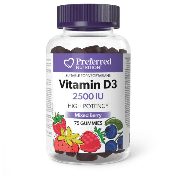 VITAMIN D3 2500IU 75 GUMMIES