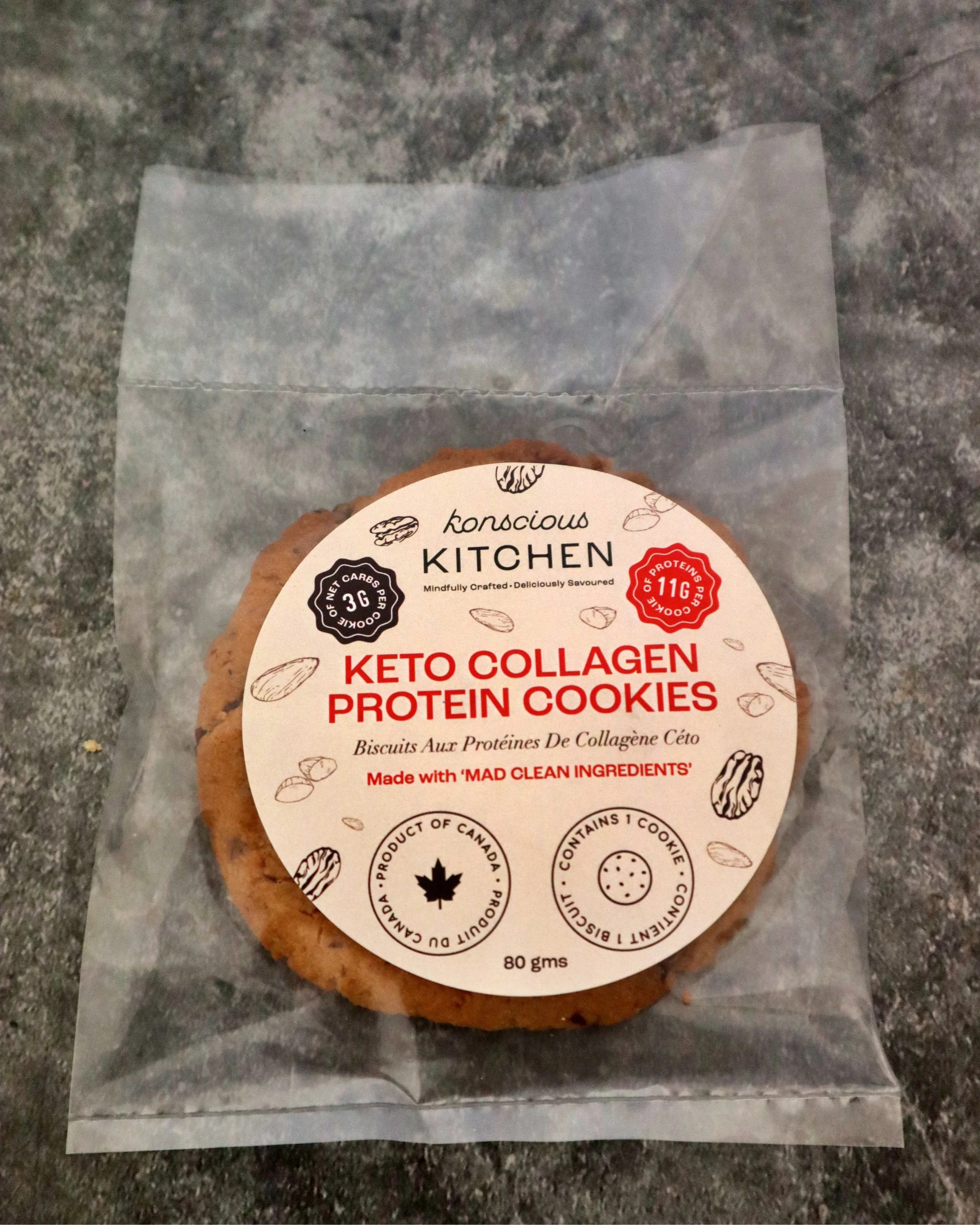 KETO COLLAGEN PROTEIN COOKIE 80G