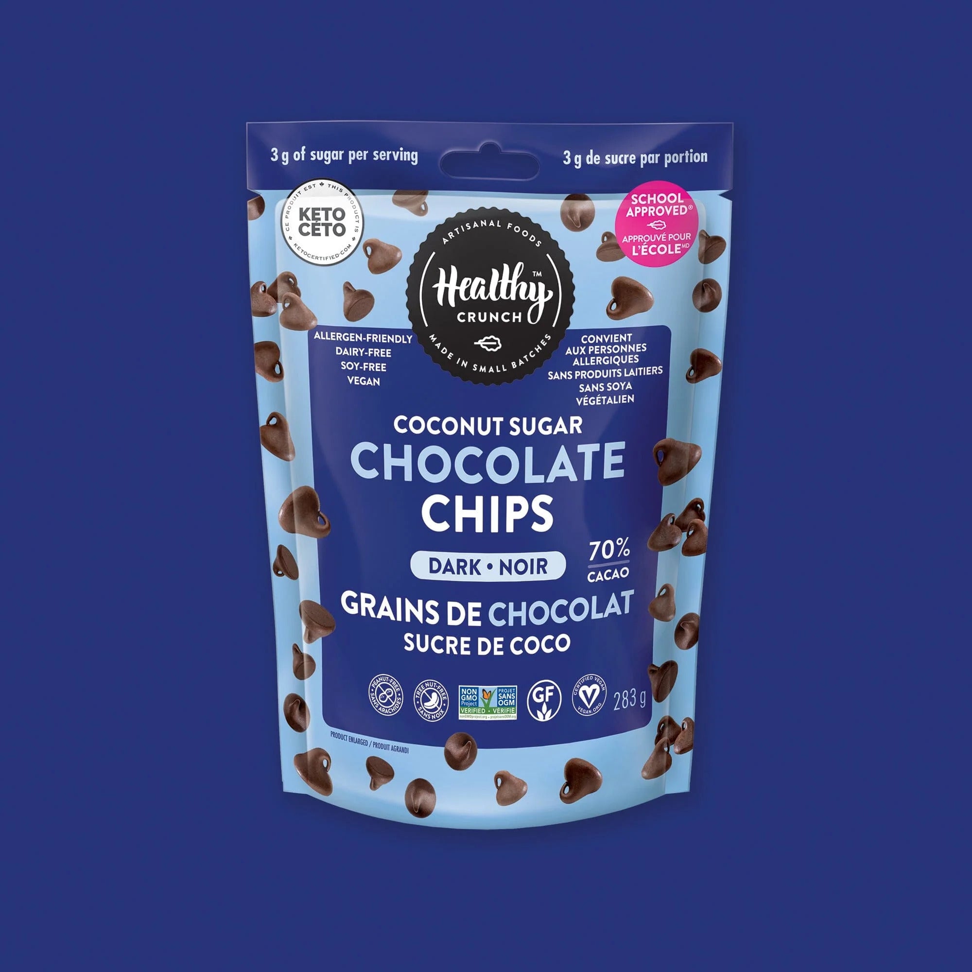 COCONUT SUGAR CHOCOLATE CHIPS 283G